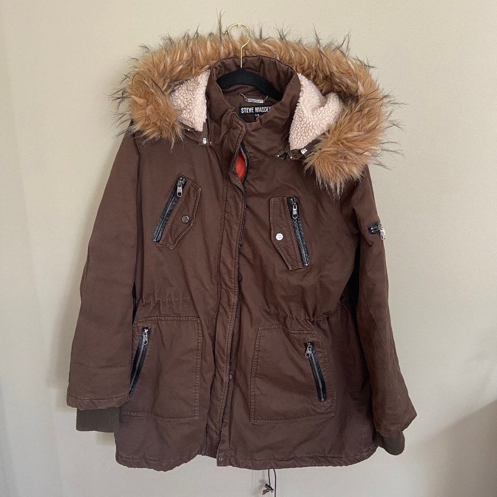 Steven Madden Winter Coat with Faux Fur